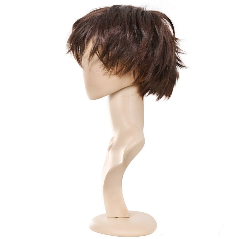 Ecvtop Wigs for Mens' Death Note Male Short Hair Wig Costume Cosplay Wigs (Light Brown) - Image 2